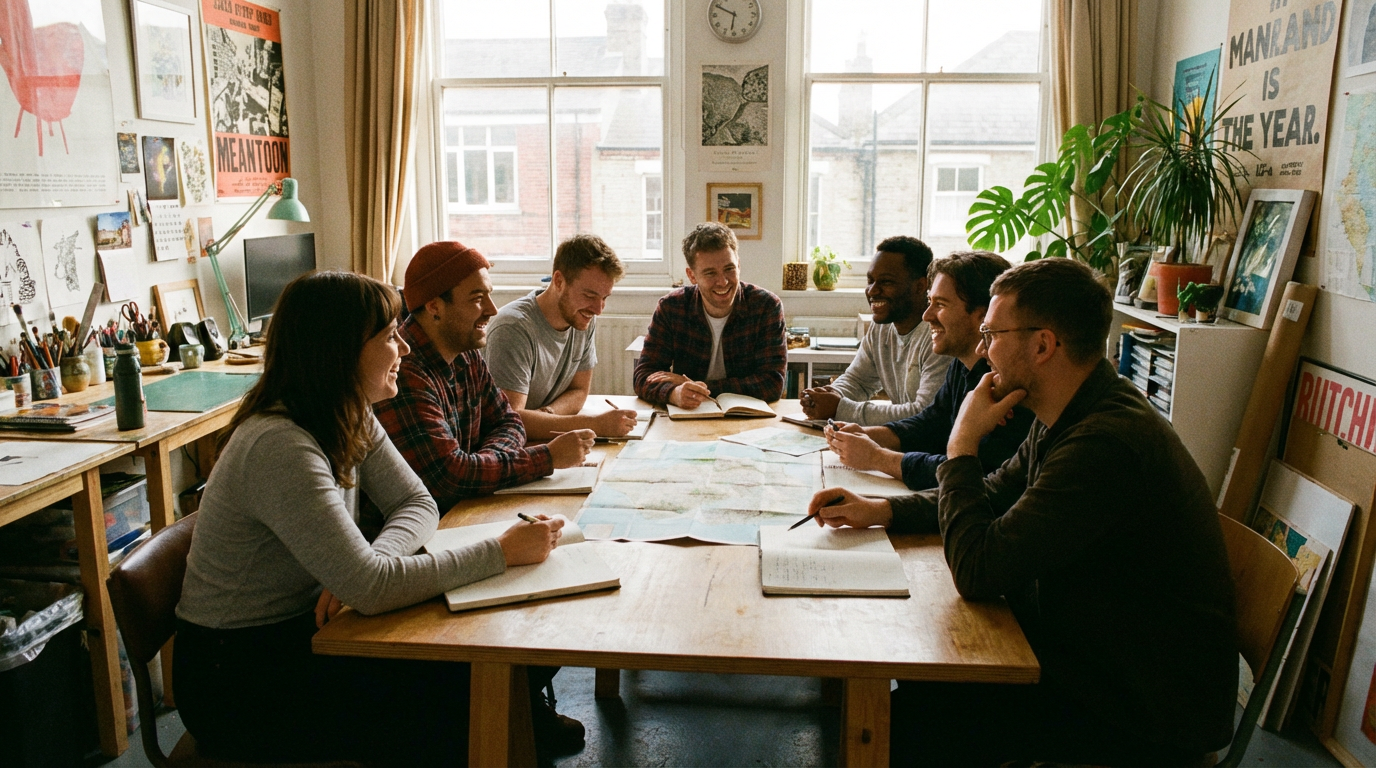 Keviltub team and studio space